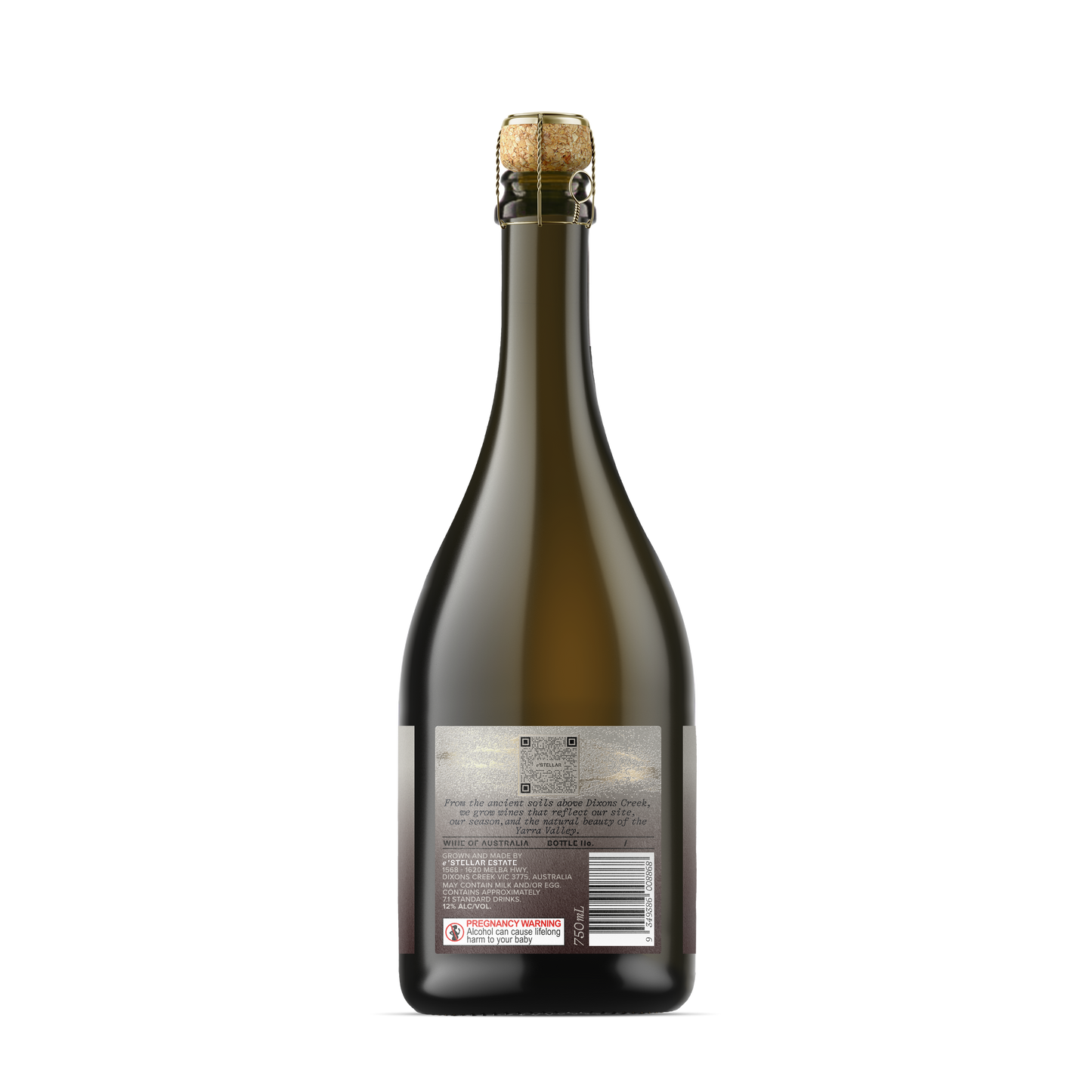 NV e'Stellar Sparkling Rosé – Méthode Traditionnelle